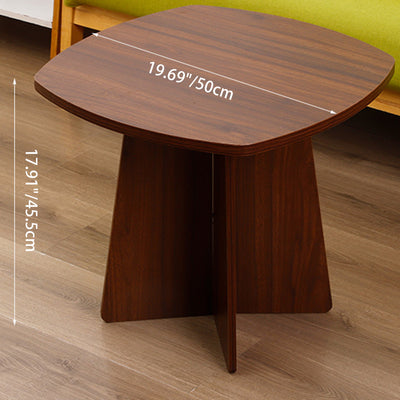 Modern Minimalist Rectangular Medium Density Fiberboard End Table Sturdy For Living Room