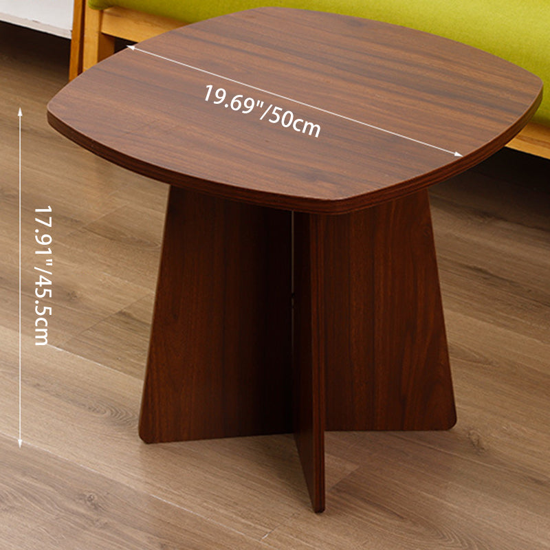 Modern Minimalist Rectangular Medium Density Fiberboard End Table Sturdy For Living Room