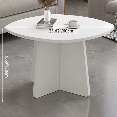 Modern Minimalist Rectangular Medium Density Fiberboard End Table Sturdy For Living Room