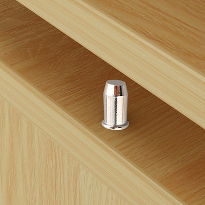 Modern Minimalist Rectangular Medium Density Fiberboard Storage Cabinet Sturdy For Living Room