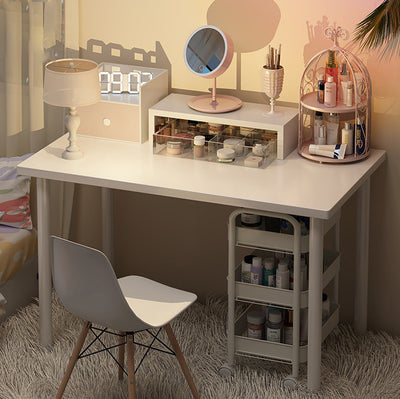 Modern Minimalist Rectangular Medium Density Fiberboard Desks 4-Leg For Home Office