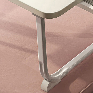 Modern Minimalist Rectangular Medium Density Fiberboard Metal Desks 2-Leg For Home Office