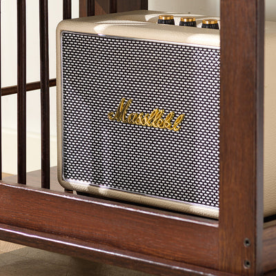 Modern Minimalist Rectangular Bamboo Side Table 2-Tier Movable For Living Room