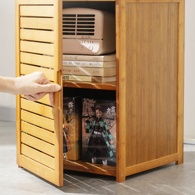 Modern Minimalist Rectangular Bamboo Medium Density Fiberboard Bookshelves 6/7-Tier For Home Office