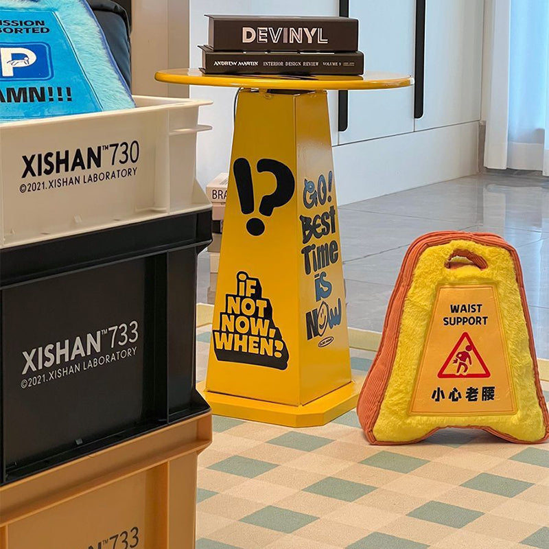 Modern Creative Round Solid Wood Side Table Creative Design For Living Room