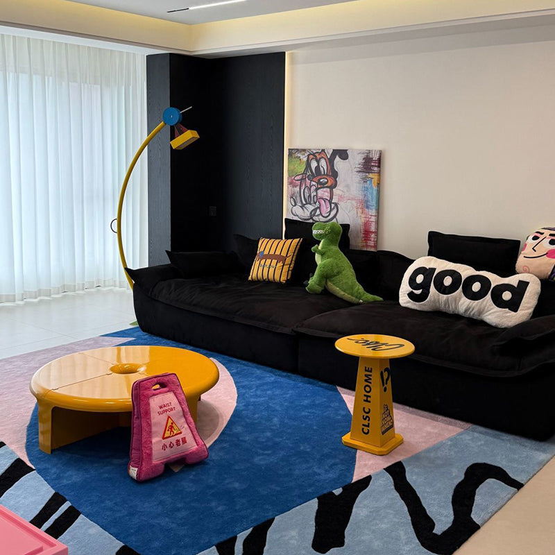 Modern Creative Round Solid Wood Side Table Creative Design For Living Room