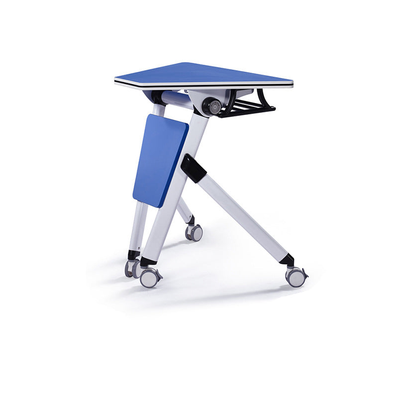 Modern Minimalist Hexagonal Solid Wood Particle Board Iron Solid Wood Desks Foldable For Home Office