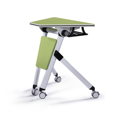 Modern Minimalist Hexagonal Solid Wood Particle Board Iron Solid Wood Desks Foldable For Home Office