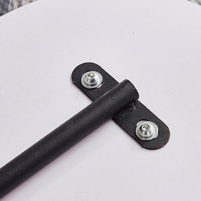 Modern Minimalist Curved Stainless Steel Medium Density Fiberboard Side Table Stable Durable For Living Room