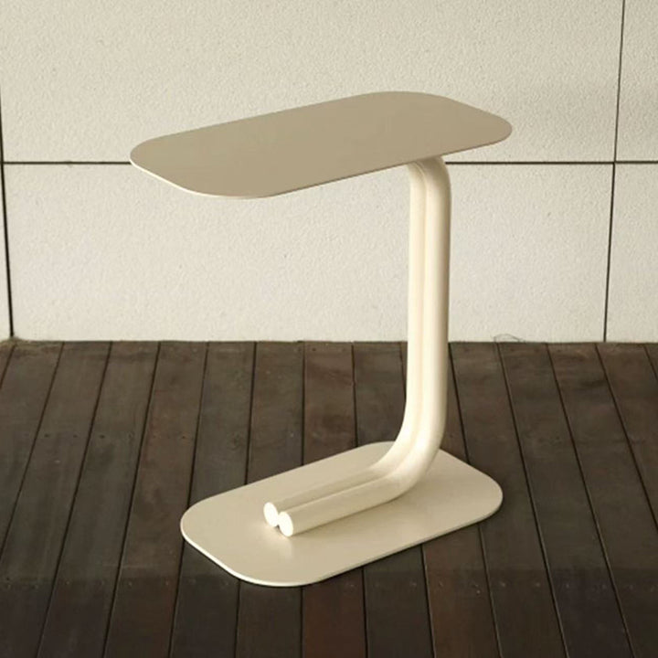 Modern Minimalist Rectangular Carbon Steel Side Table For Living Room