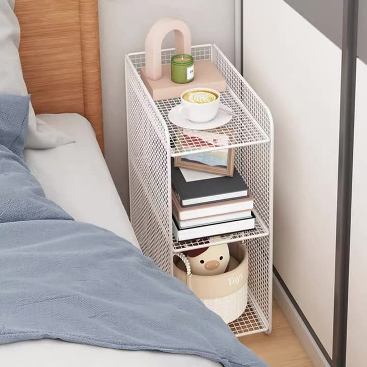 Moderner minimalistischer rechteckiger Eisenseitentisch 3-stufig stabil langlebig für das Wohnzimmer 