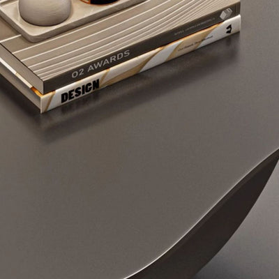 Modern Minimalist Cloud-Shaped Stone Slab Iron Coffee Table Eco-Friendly Durable For Living Room