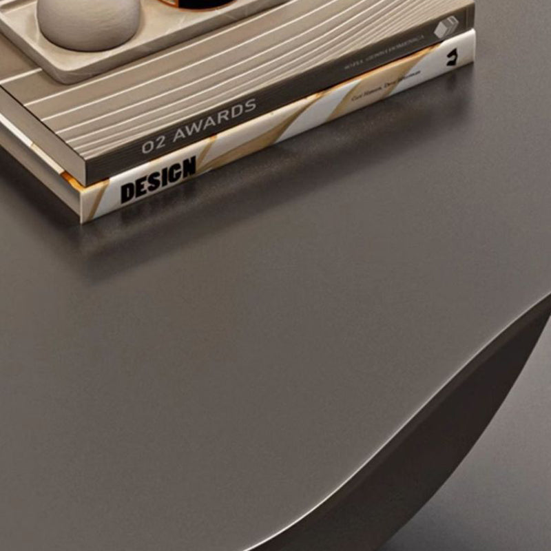 Modern Minimalist Cloud-Shaped Stone Slab Iron Coffee Table Eco-Friendly Durable For Living Room