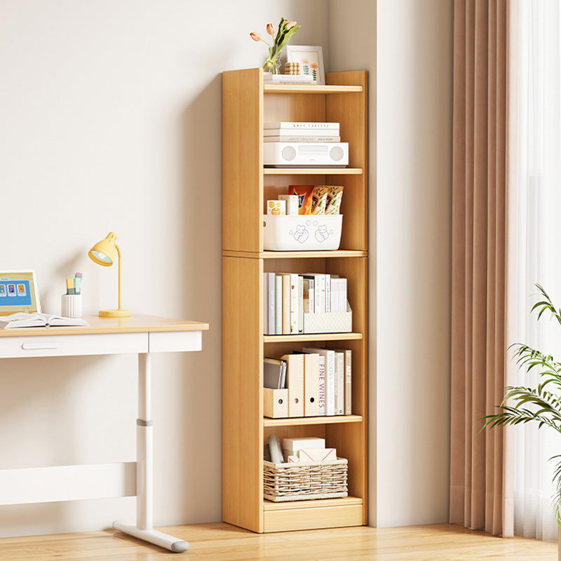 Moderne minimalistische rechteckige Bücherregale aus mitteldichter Faserplatte mit 3/4/5 Ebenen für das Wohnzimmer 
