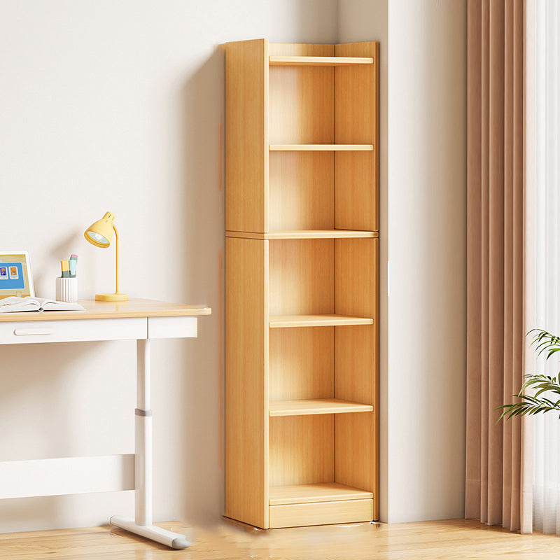 Moderne minimalistische rechteckige Bücherregale aus mitteldichter Faserplatte mit 3/4/5 Ebenen für das Wohnzimmer 