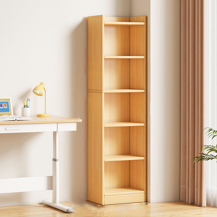 Moderne minimalistische rechteckige Bücherregale aus mitteldichter Faserplatte mit 3/4/5 Ebenen für das Wohnzimmer 