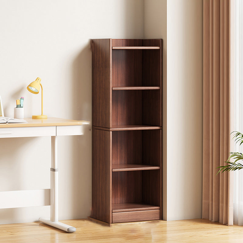 Moderne minimalistische rechteckige Bücherregale aus mitteldichter Faserplatte mit 3/4/5 Ebenen für das Wohnzimmer 