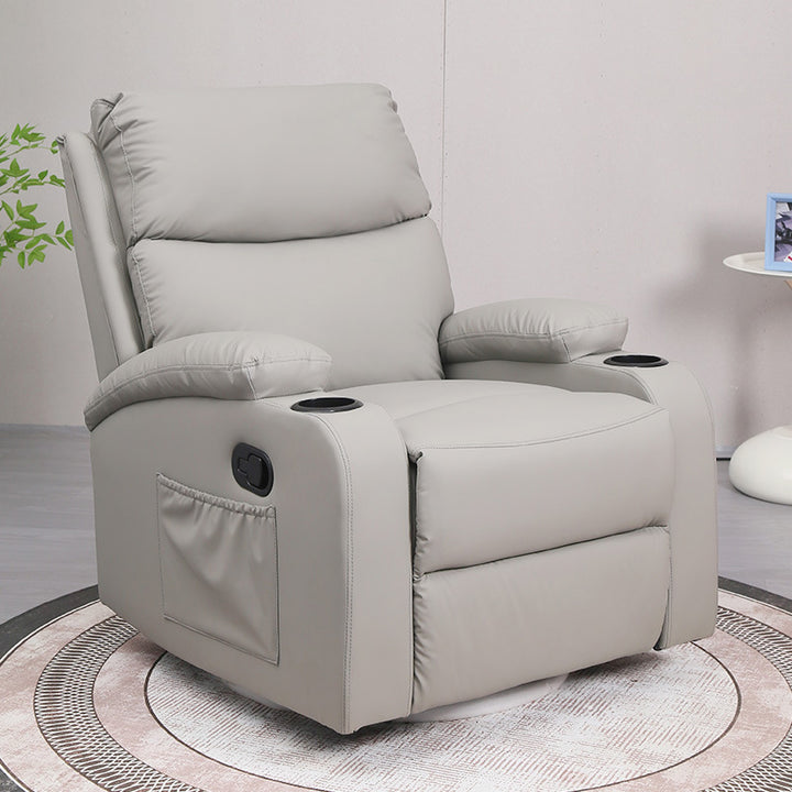 Chaise d’appoint moderne minimaliste en bois massif incurvé, simili cuir et mousse, résistante aux griffures de chat, avec dossier et accoudoirs, pour salon 