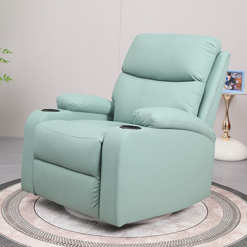 Chaise d’appoint moderne minimaliste en bois massif incurvé, simili cuir et mousse, résistante aux griffures de chat, avec dossier et accoudoirs, pour salon 