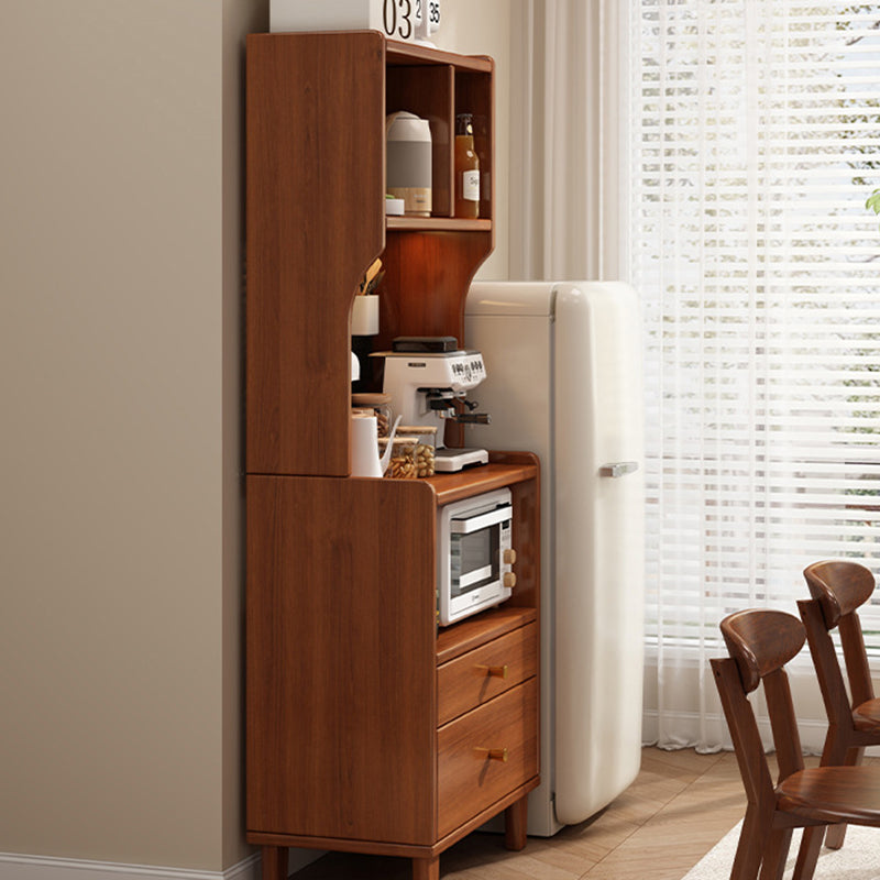 Modern Minimalist MDF Acrylic Rectangular Sideboard 2-Drawer Versatile Organizer For Dining Room