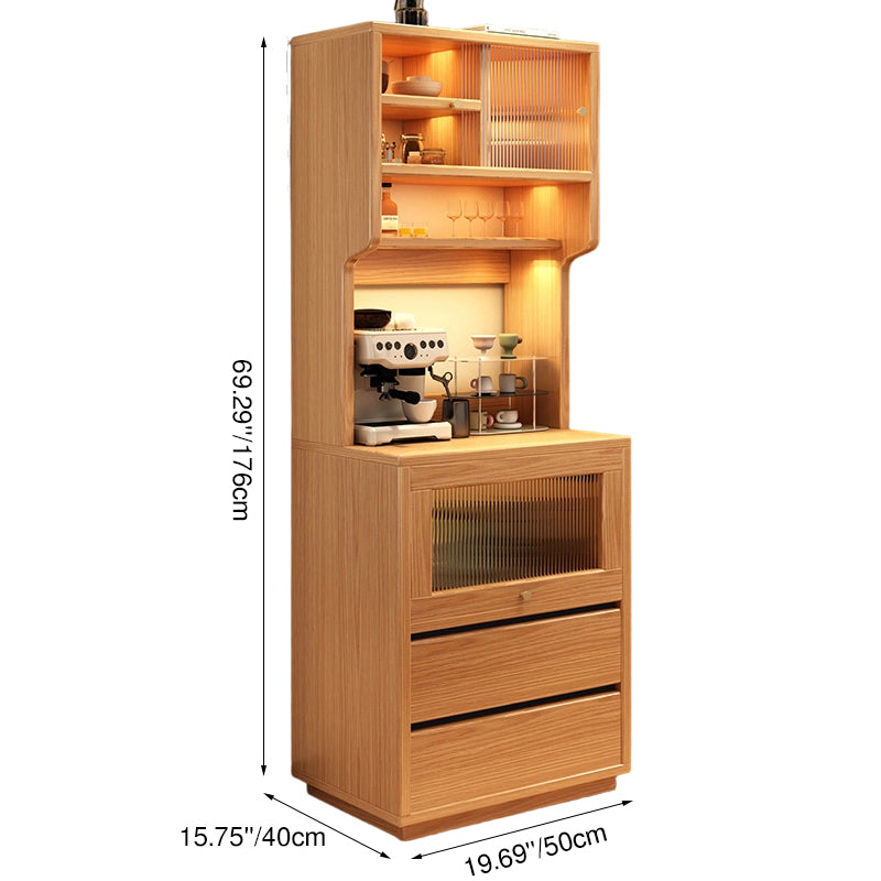 Modern Minimalist MDF Acrylic Rectangular Sideboard 2-Drawer Versatile Organizer For Dining Room