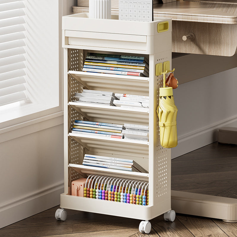 Moderner minimalistischer ABS-Rechteckiger Beistelltisch 6-stufiger beweglicher multifunktionaler Organizer für das Wohnzimmer 