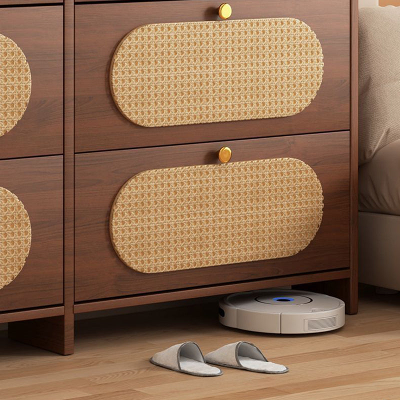 Almacenamiento de Zapatos Rectangular de Plástico HDF Retro Contemporáneo con 6 Gabinetes para la Entrada 