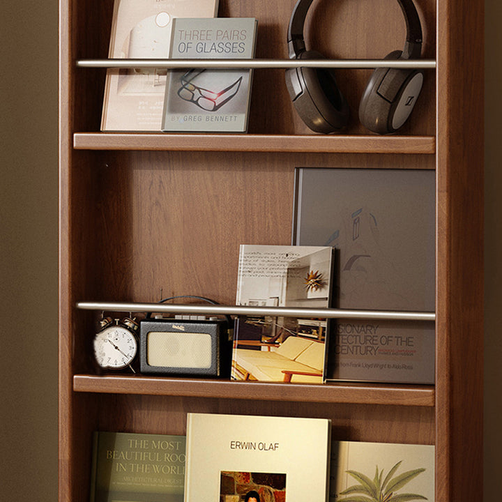 Moderne Mid-Century Regal aus Gummibaum-Massivholz, Sperrholz und Edelstahl Ellipsenform mit 360° drehbarem Ganzkörperspiegel für das Wohnzimmer 