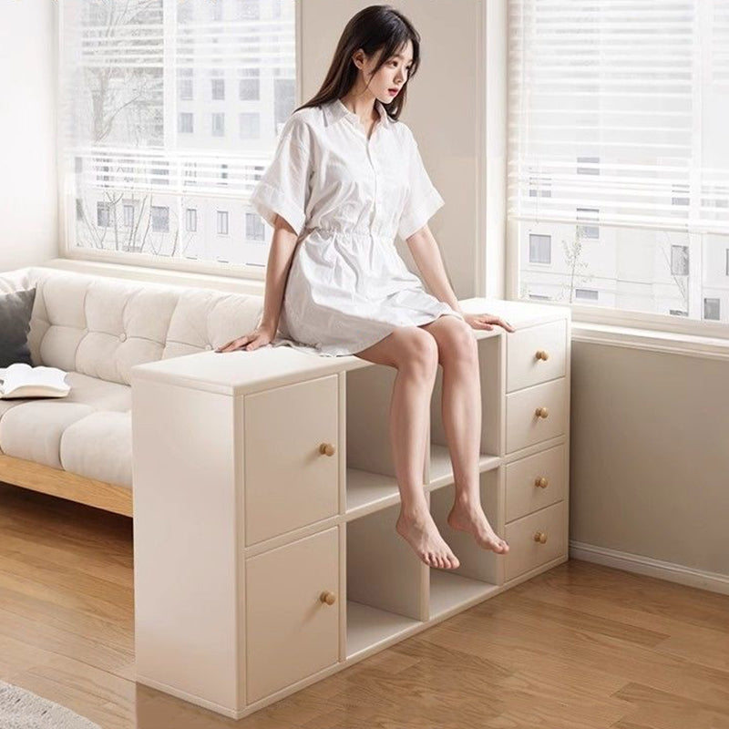 Modern Minimalist Solid Wood Eco Board Pine Wood Three-ply Plywood Rectangular Storage Cabinet 6-Cabinet For Living Room