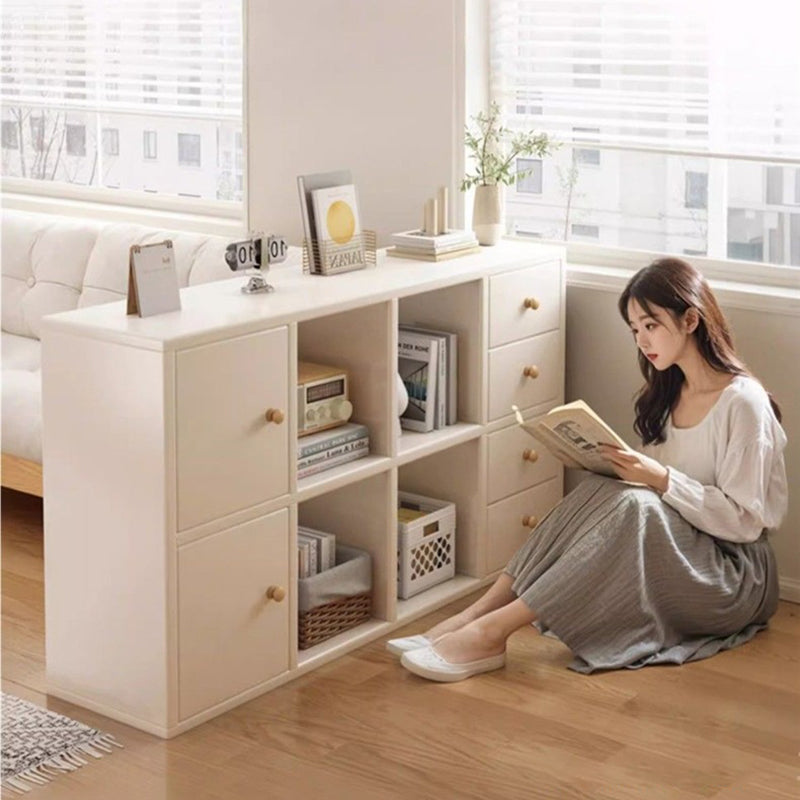 Modern Minimalist Solid Wood Eco Board Pine Wood Three-ply Plywood Rectangular Storage Cabinet 6-Cabinet For Living Room