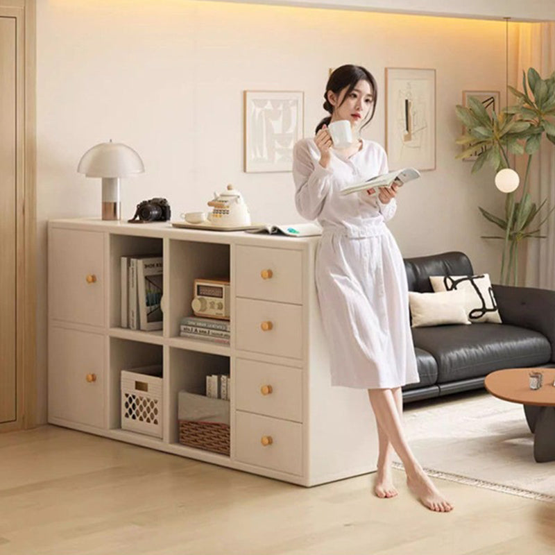 Modern Minimalist Solid Wood Eco Board Pine Wood Three-ply Plywood Rectangular Storage Cabinet 6-Cabinet For Living Room