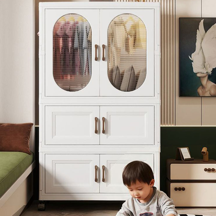 Modern Minimalist PP Rectangular Storage Cabinet Kids&