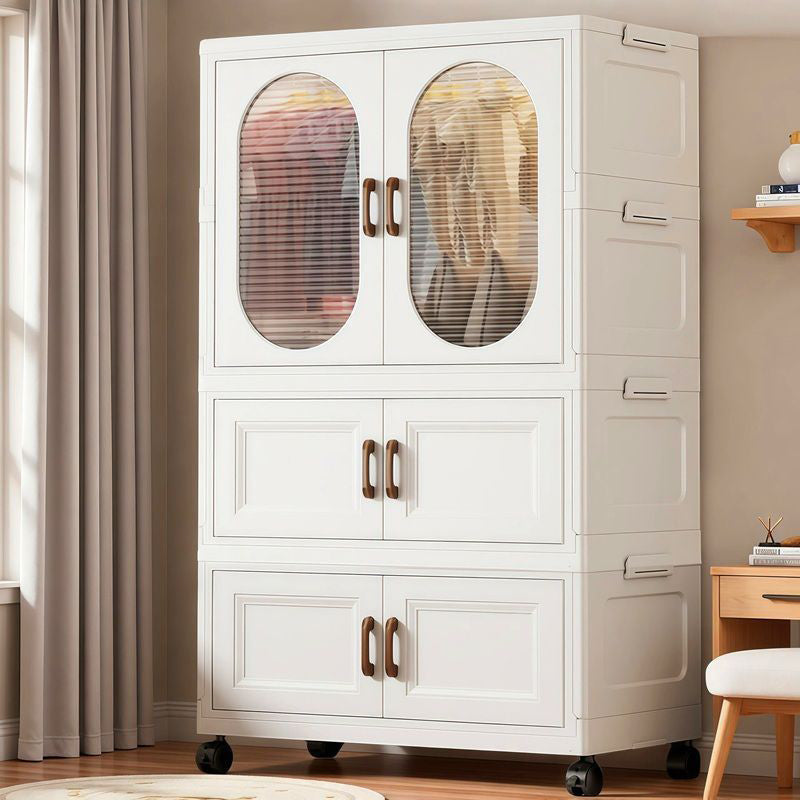 Modern Minimalist PP Rectangular Storage Cabinet Kids&