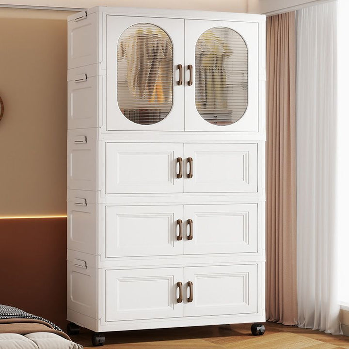 Modern Minimalist PP Rectangular Storage Cabinet Kids&