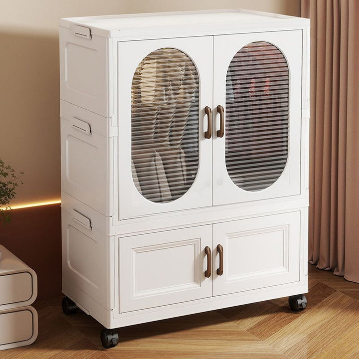 Modern Minimalist PP Rectangular Storage Cabinet Kids&
