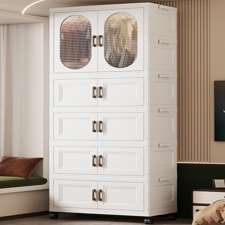 Modern Minimalist PP Rectangular Storage Cabinet Kids&