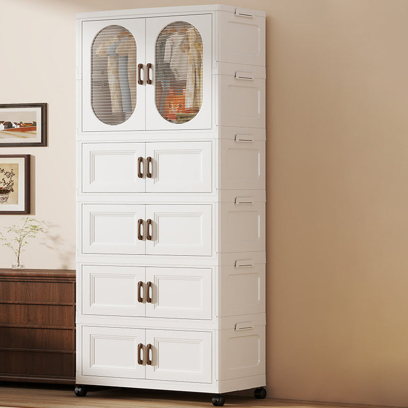 Modern Minimalist PP Rectangular Storage Cabinet Kids&
