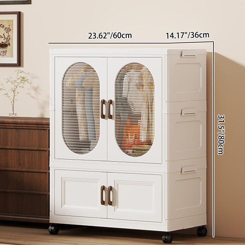 Modern Minimalist PP Rectangular Storage Cabinet Kids&