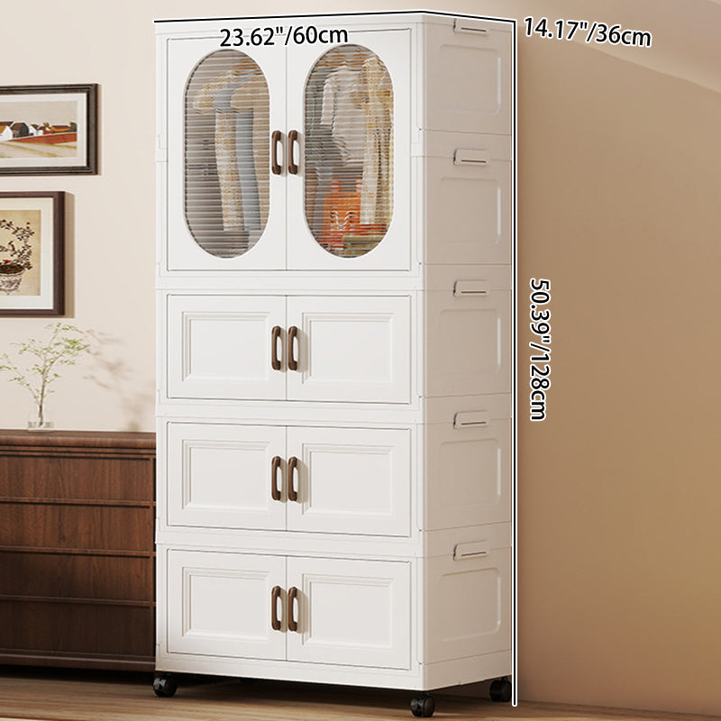 Modern Minimalist PP Rectangular Storage Cabinet Kids&