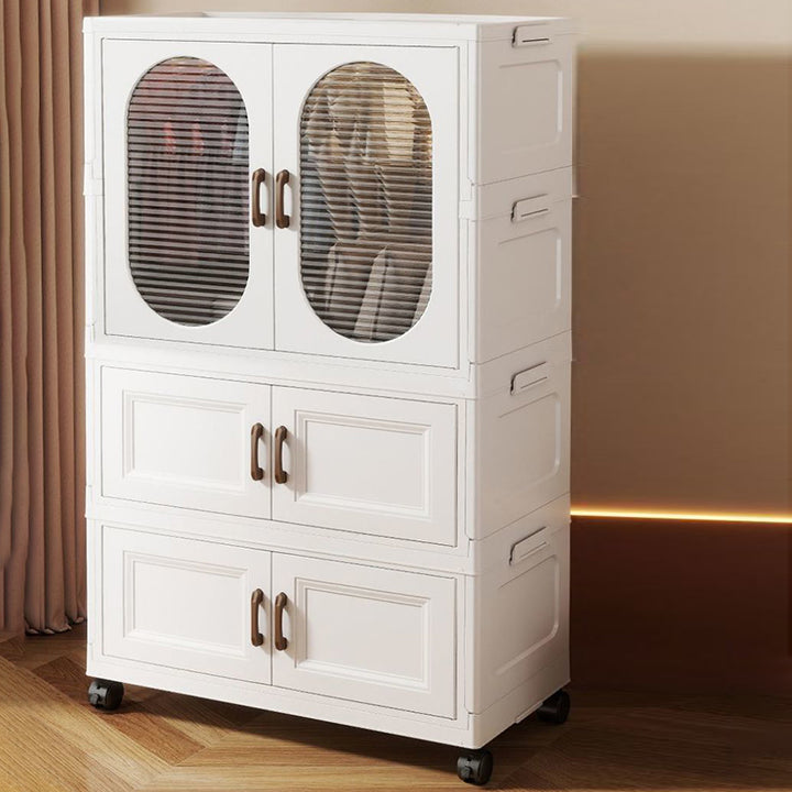 Modern Minimalist PP Rectangular Storage Cabinet Kids&