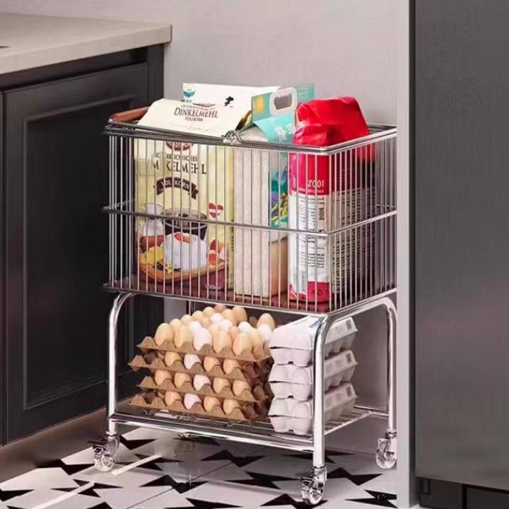 Étagère de rangement rectangulaire à 2 niveaux, moderne, minimaliste, en acier au carbone et MDF, amovible et mobile, pour chambre et salon 