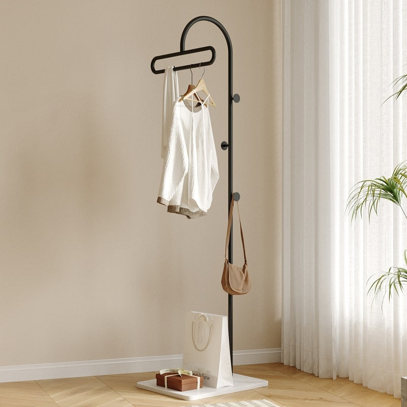 Moderner minimalistischer Hallenbaum aus Eisen und Steinplatte in rechteckiger Form für Schlafzimmer und Wohnzimmer 