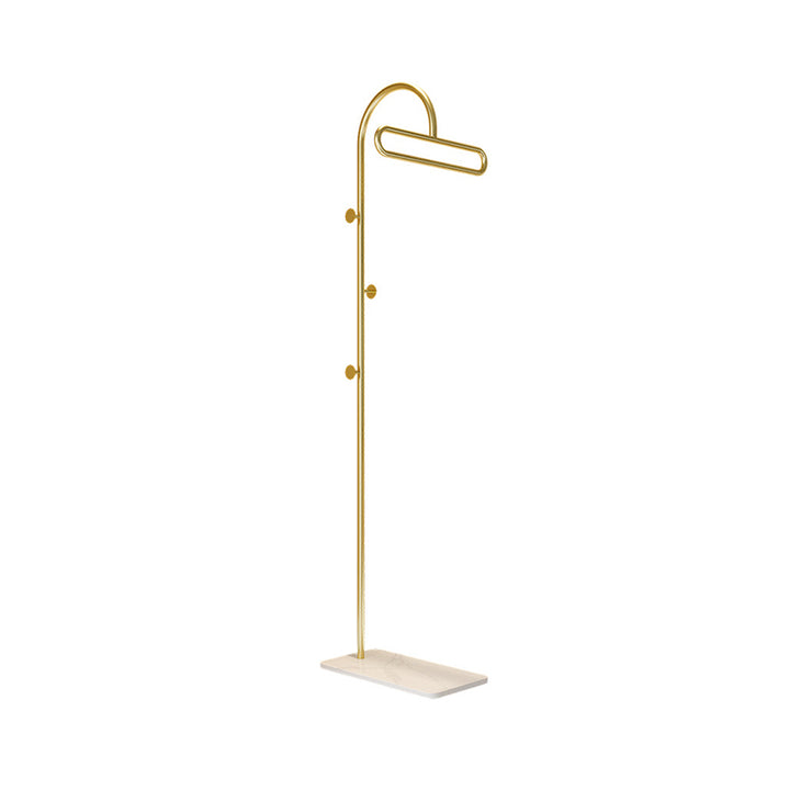 Moderner minimalistischer Hallenbaum aus Eisen und Steinplatte in rechteckiger Form für Schlafzimmer und Wohnzimmer 