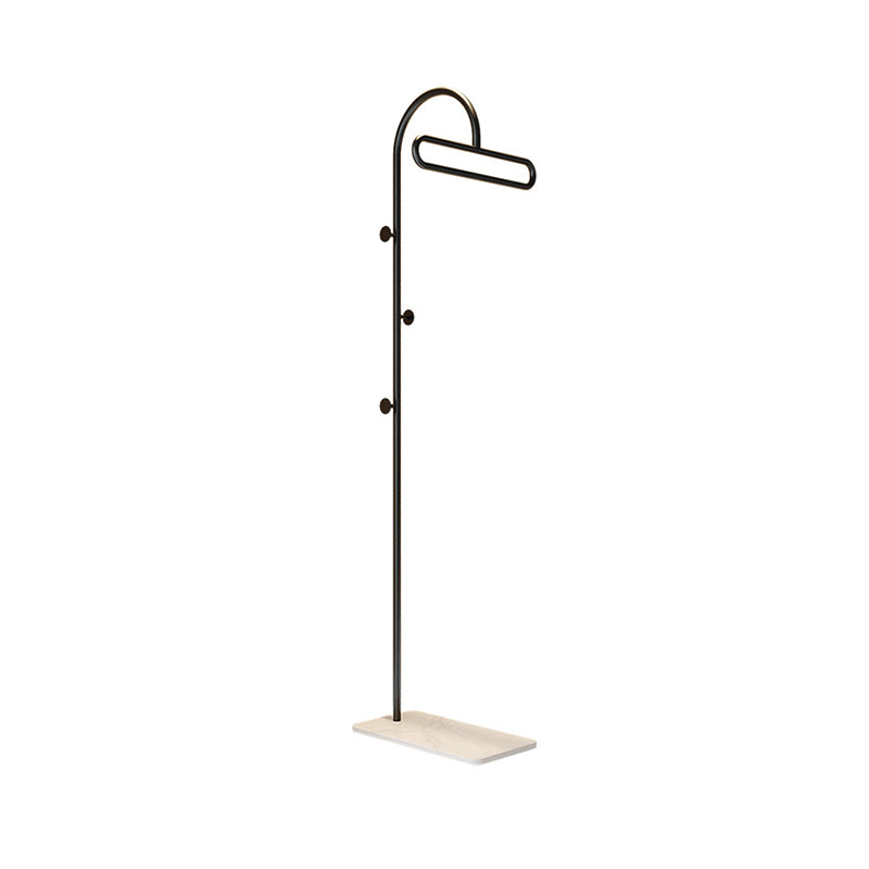 Moderner minimalistischer Hallenbaum aus Eisen und Steinplatte in rechteckiger Form für Schlafzimmer und Wohnzimmer 