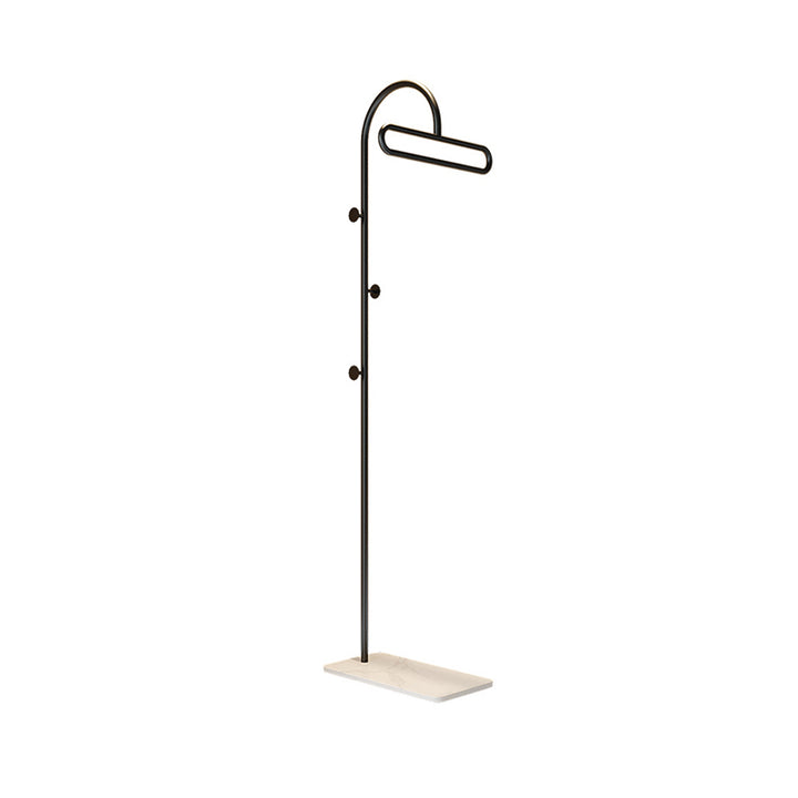 Moderner minimalistischer Hallenbaum aus Eisen und Steinplatte in rechteckiger Form für Schlafzimmer und Wohnzimmer 