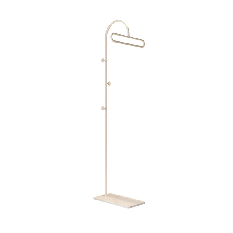 Moderner minimalistischer Hallenbaum aus Eisen und Steinplatte in rechteckiger Form für Schlafzimmer und Wohnzimmer 
