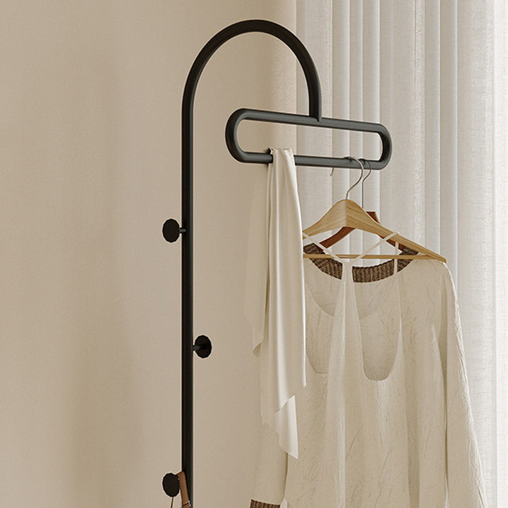 Moderner minimalistischer Hallenbaum aus Eisen und Steinplatte in rechteckiger Form für Schlafzimmer und Wohnzimmer 