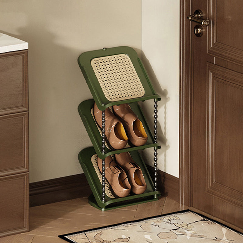 Contemporary Retro PP Rectangular Shoe Storage 2/3/4/5/6/7-Tier &amp; Space-Saving For Entryway