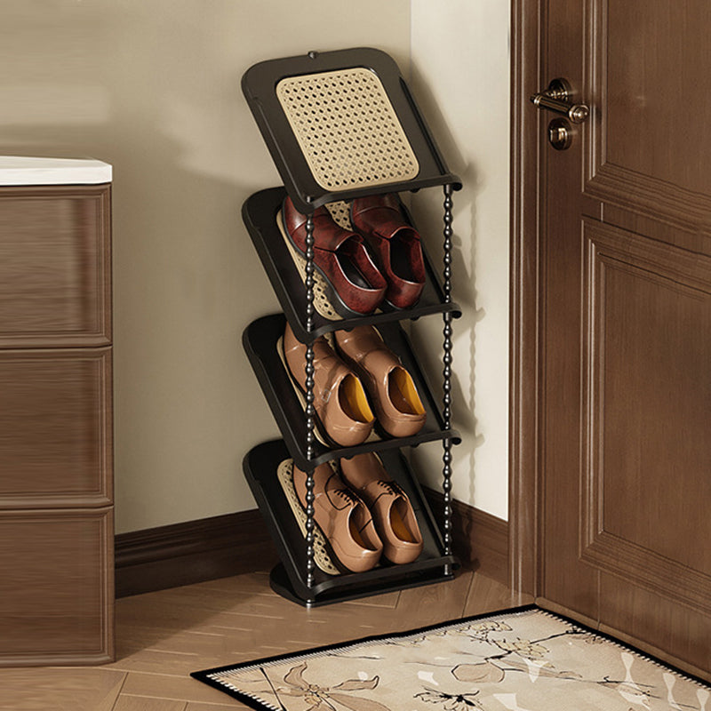 Contemporary Retro PP Rectangular Shoe Storage 2/3/4/5/6/7-Tier &amp; Space-Saving For Entryway