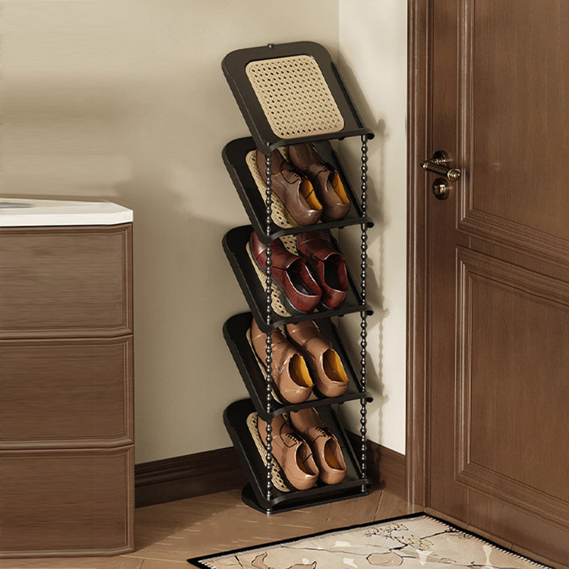 Contemporary Retro PP Rectangular Shoe Storage 2/3/4/5/6/7-Tier &amp; Space-Saving For Entryway